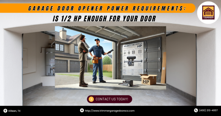Garage Door Opener Power Requirements: Is 1/2 HP Enough? Avoid Costly Repairs with the Right Choice 2 Garage Door Opener Power Requirements: Is 1/2 HP Enough? Avoid Costly Repairs with the Right Choice