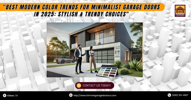 Best Modern Color Trends for Minimalist Garage Doors in 2025: Stylish & Trendy Choices 5 Best Modern Color Trends for Minimalist Garage Doors in 2025: Stylish & Trendy Choices