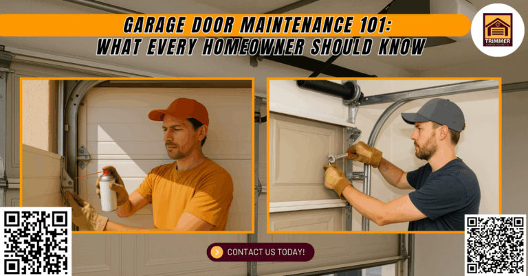 Garage Door Maintenance 101: What Every Homeowner Should Know 5 Garage Door Maintenance 101: What Every Homeowner Should Know - Trimmer Garage Doors Co.