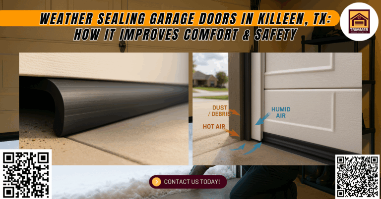 Weather Sealing Garage Doors in Killeen, TX: How It Improves Comfort & Safety 5 Weather Sealing Garage Doors in Killeen, TX: How It Improves Comfort & Safety - Trimmer Garage Doors Co.