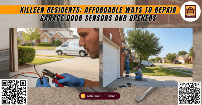 Killeen Residents: Affordable Ways to Repair Garage Door Sensors and Openers 6 Killeen Residents: Affordable Ways to Repair Garage Door Sensors and Openers - Trimmer Garage Doors Co.